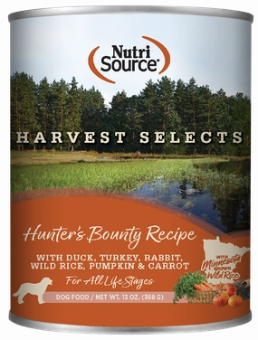 NutriSource Harvest Select Hunter's Bounty Wet Dog Food 13oz