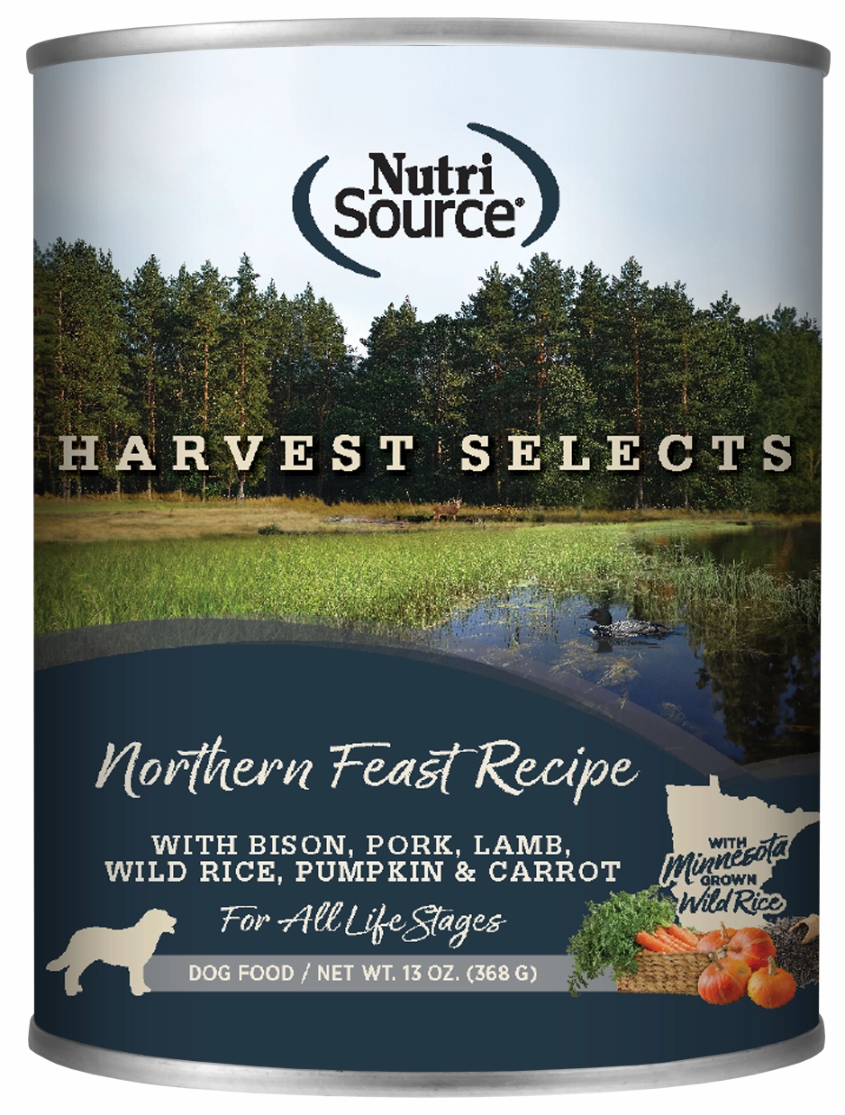 NutriSource Harvest Select Northern Feast Wet Dog Food 13oz