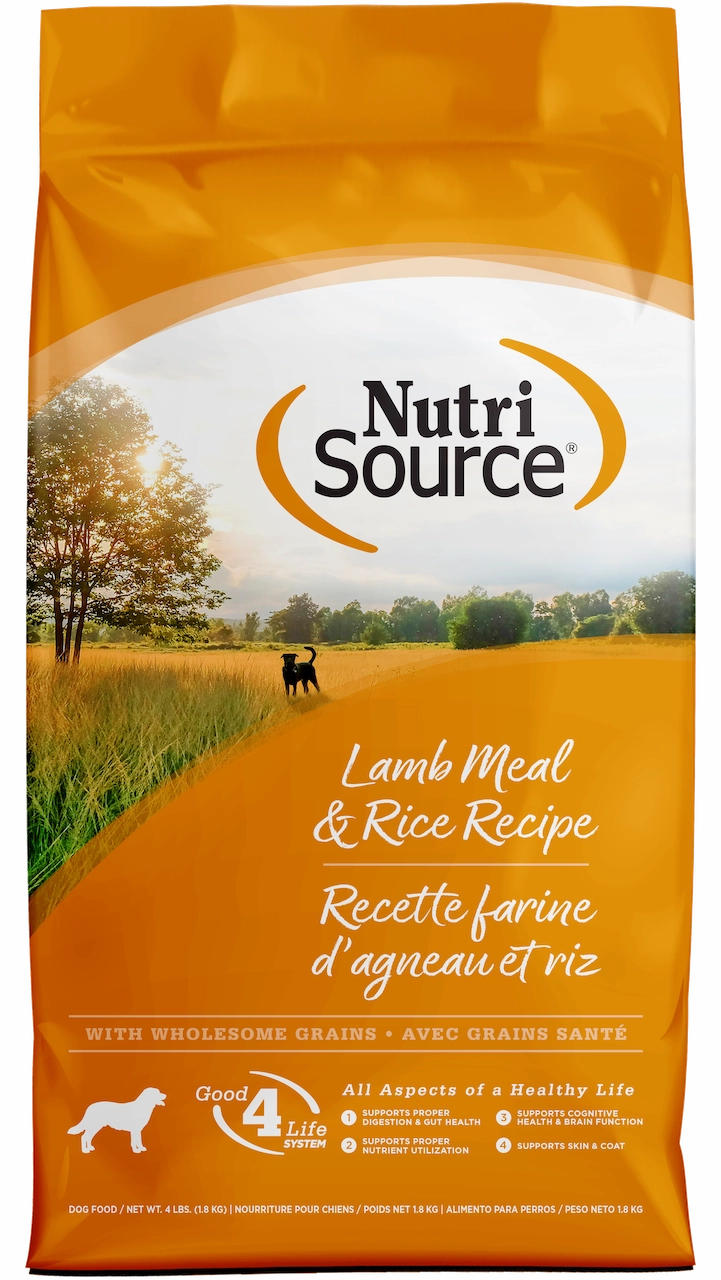 NutriSource Lamb & Rice Dry Dog Food 4lb