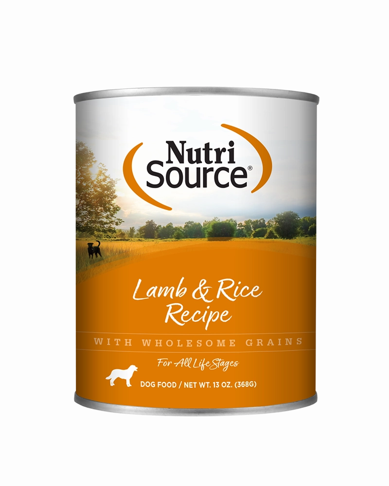 NutriSource Lamb & Rice Wet Dog Food 13oz