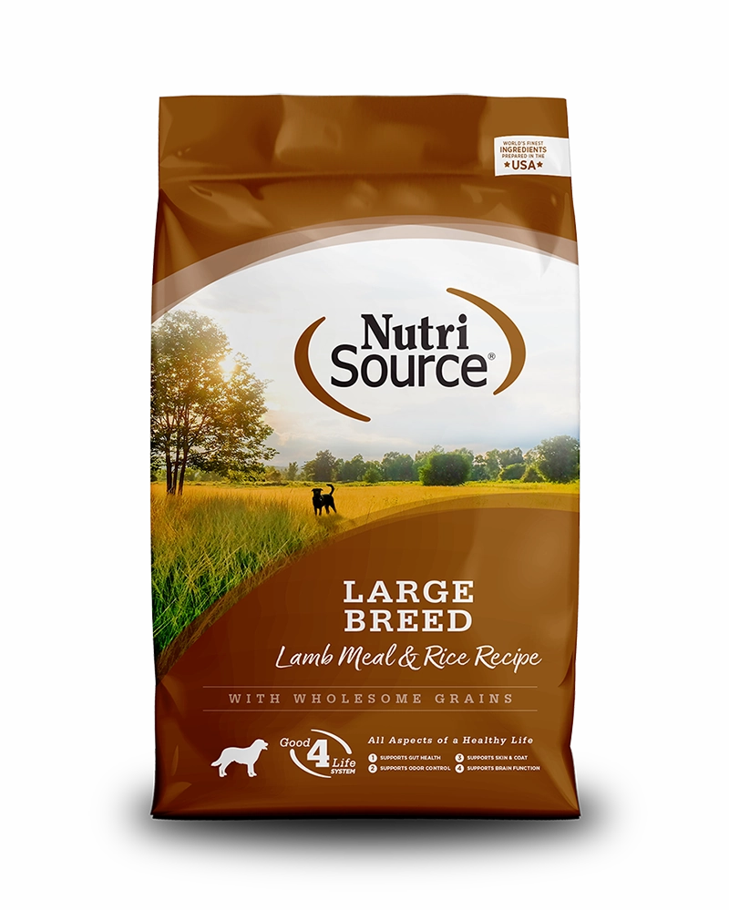 NutriSource Large Breed Lamb & Rice Dry Dog Food 26lb