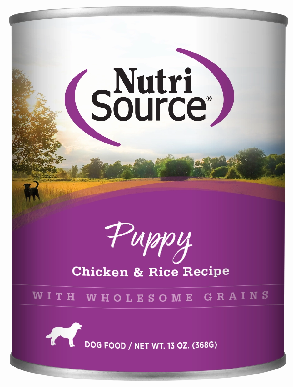 NutriSource Puppy Chicken & Rice Wet Dog Food 13oz (OLD)