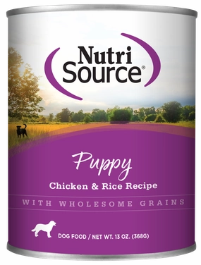 NutriSource Puppy Chicken & Rice Wet Dog Food 13oz (OLD)