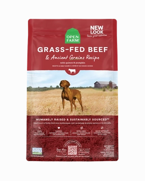 Open Farm Grass-Fed Beef & Ancient Grains Dry Dog Food 22lb