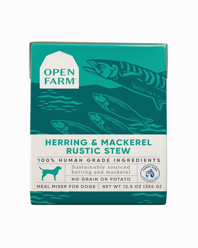 Open Farm Herring & Mackerel Rustic Stew Wet Dog Food 12.5oz