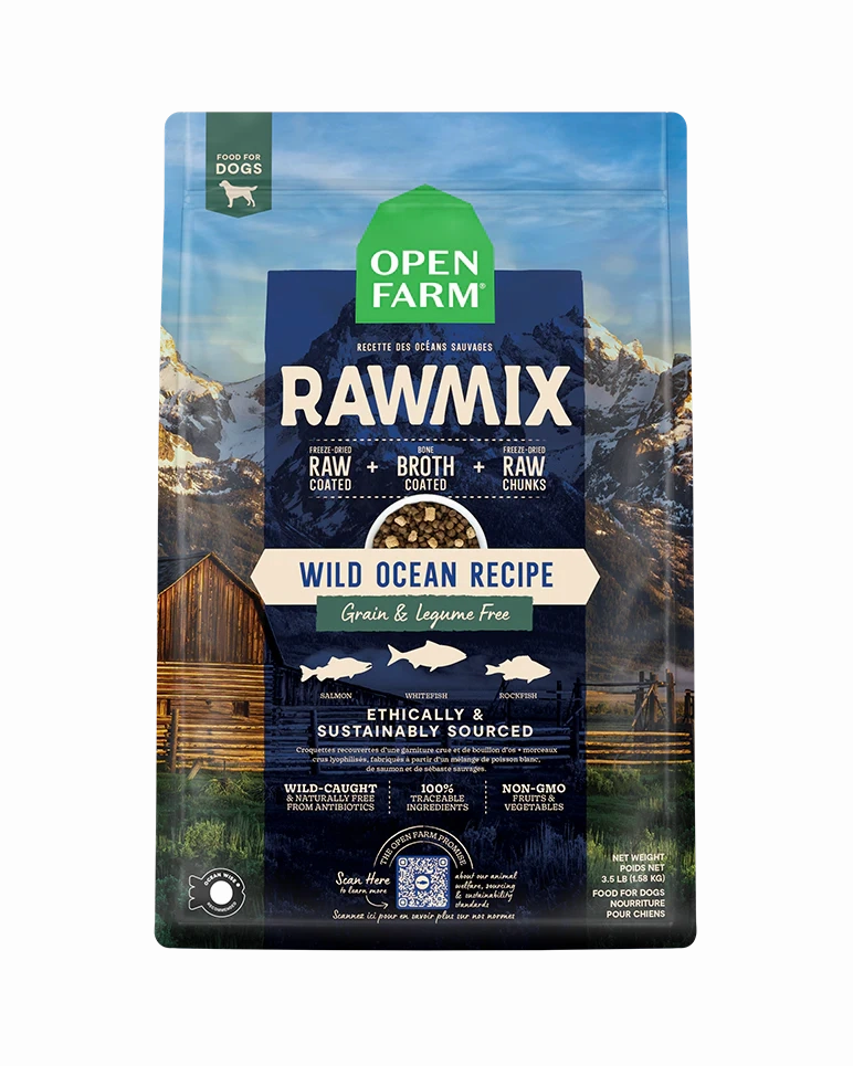 Open Farm RawMix Wild Ocean Grain-Free Dry Dog Food 20lb