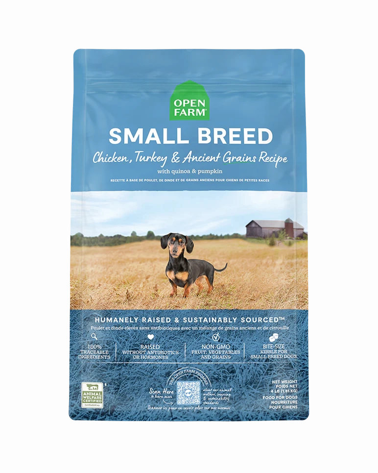 Open Farm Small Breed Ancient Grains Dry Dog Food 11lb