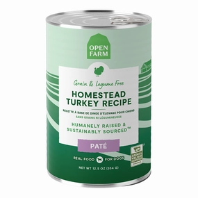 Open Farm Wet Can Dog Food Homestead Turkey GF 12.5oz