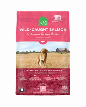 Open Farm Wild-Caught Salmon & Ancient Grains Dry Dog Food 22lb