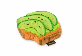 P.L.A.Y Barking Brunch Avo-Doggo Toast Plush Dog Toy