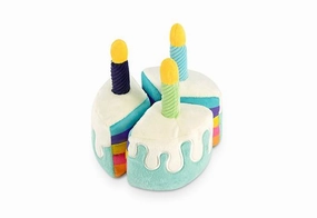 P.L.A.Y Party Time Bone-Appetit Cake Plush Dog Toy