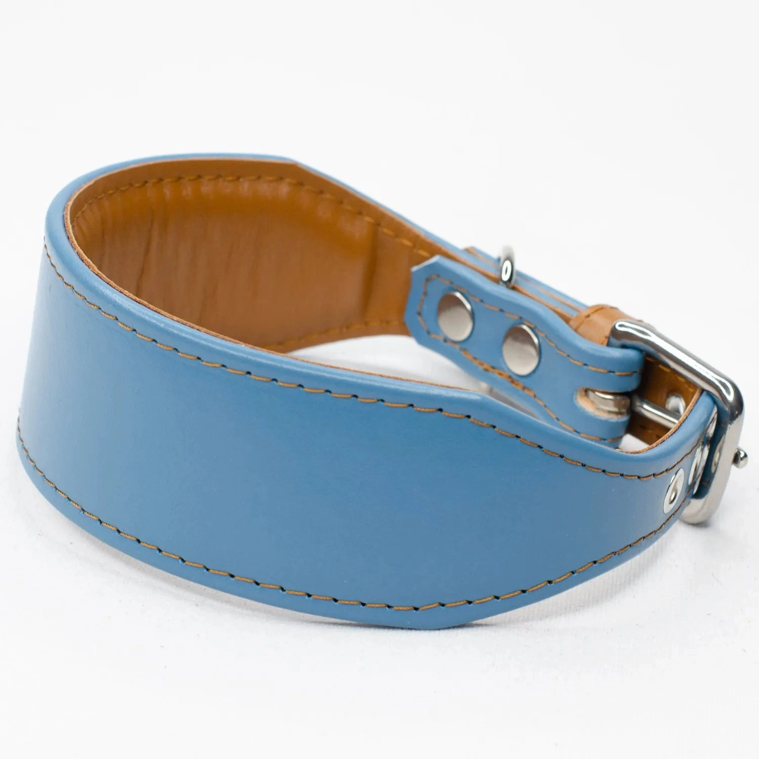 Padded Leather Whippet Collar by Petiquette
