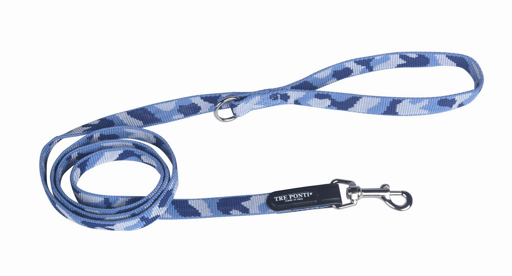 Penny Dog Harness Black Mesh & Light Blue Camo with Adjustable Girth