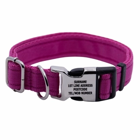 Personalised Activity Dog Collar Lite Pink