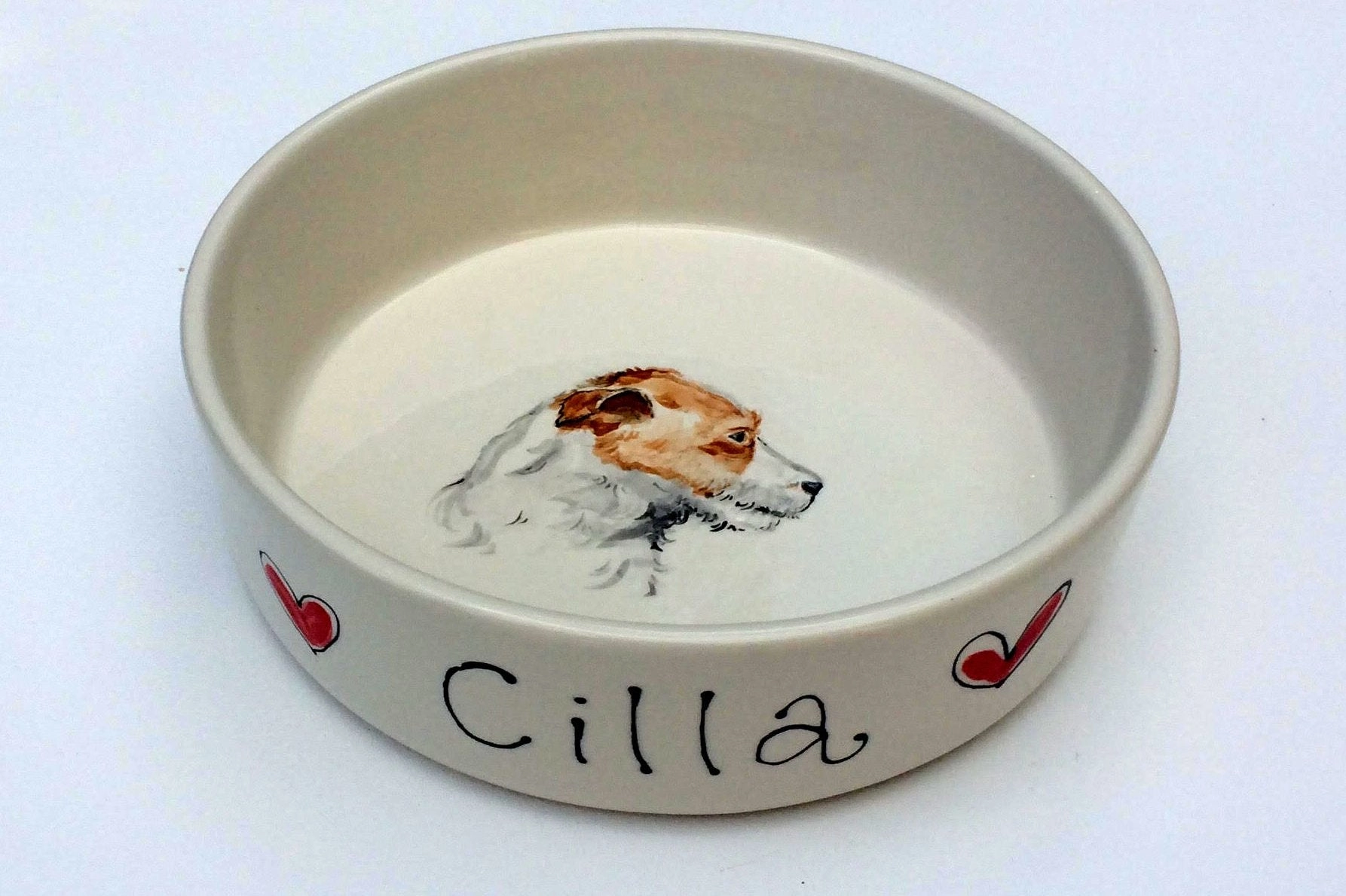 Personalised Ceramic Dog Portrait Bowl