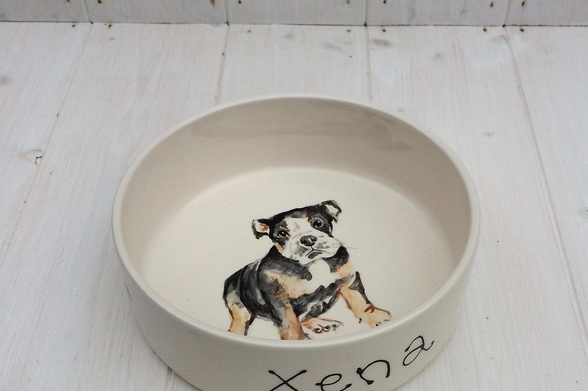Personalised Ceramic Dog Portrait Bowl