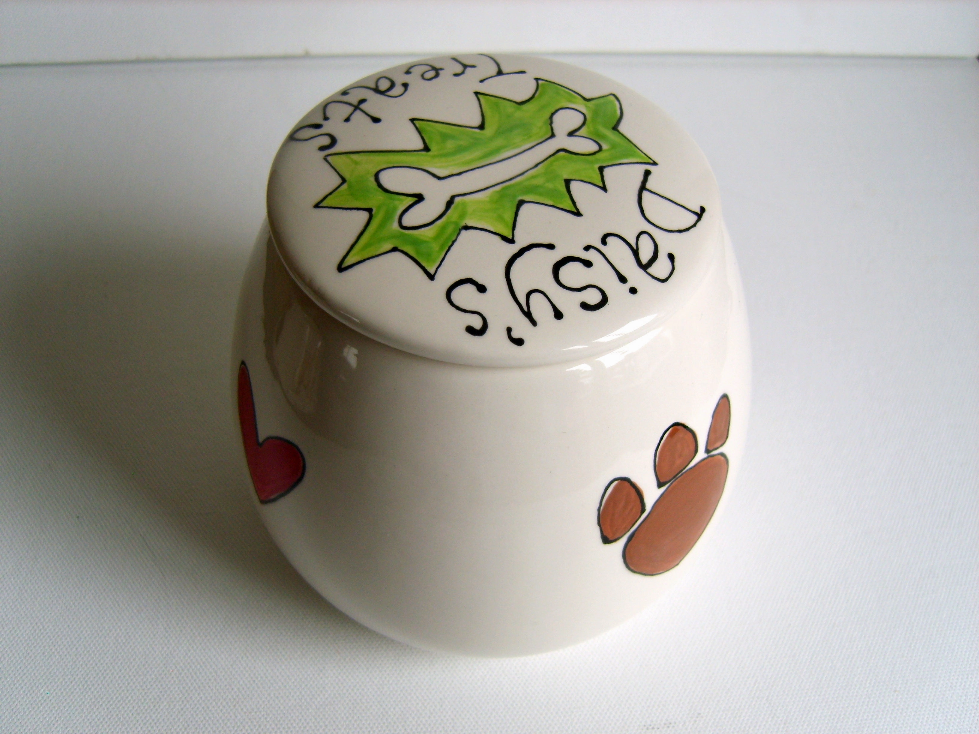 Personalised Ceramic Dog Portrait Treat Jar