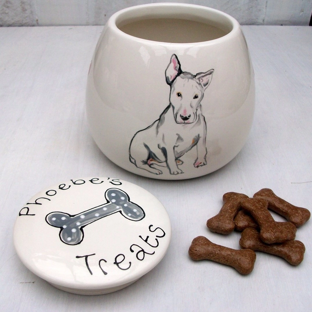 Personalised Ceramic Dog Portrait Treat Jar