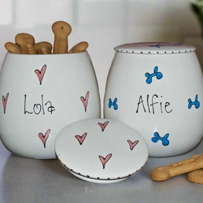 Personalised Ceramic Whimsical Treat Jars