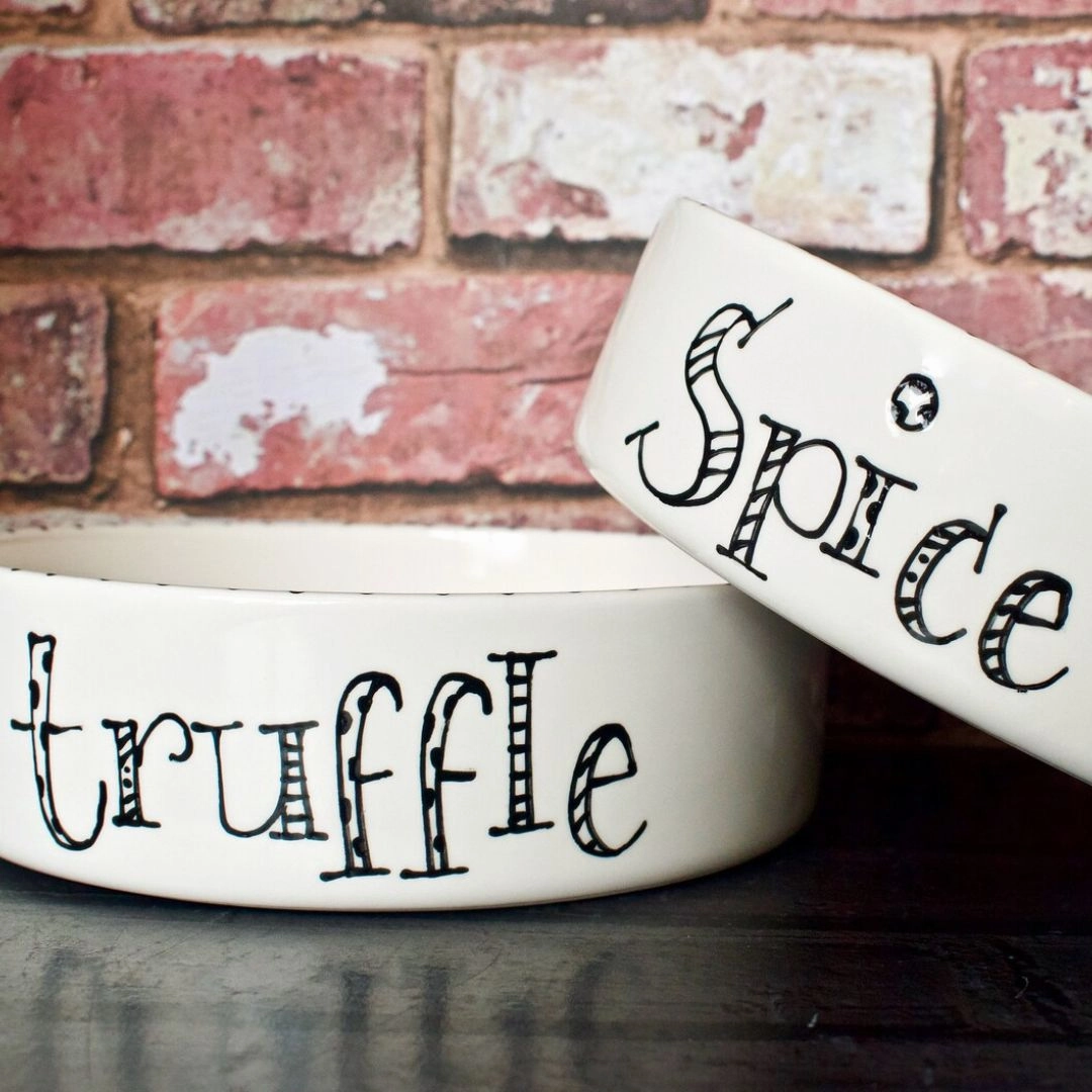 Personalised Doodle Dog Bowls