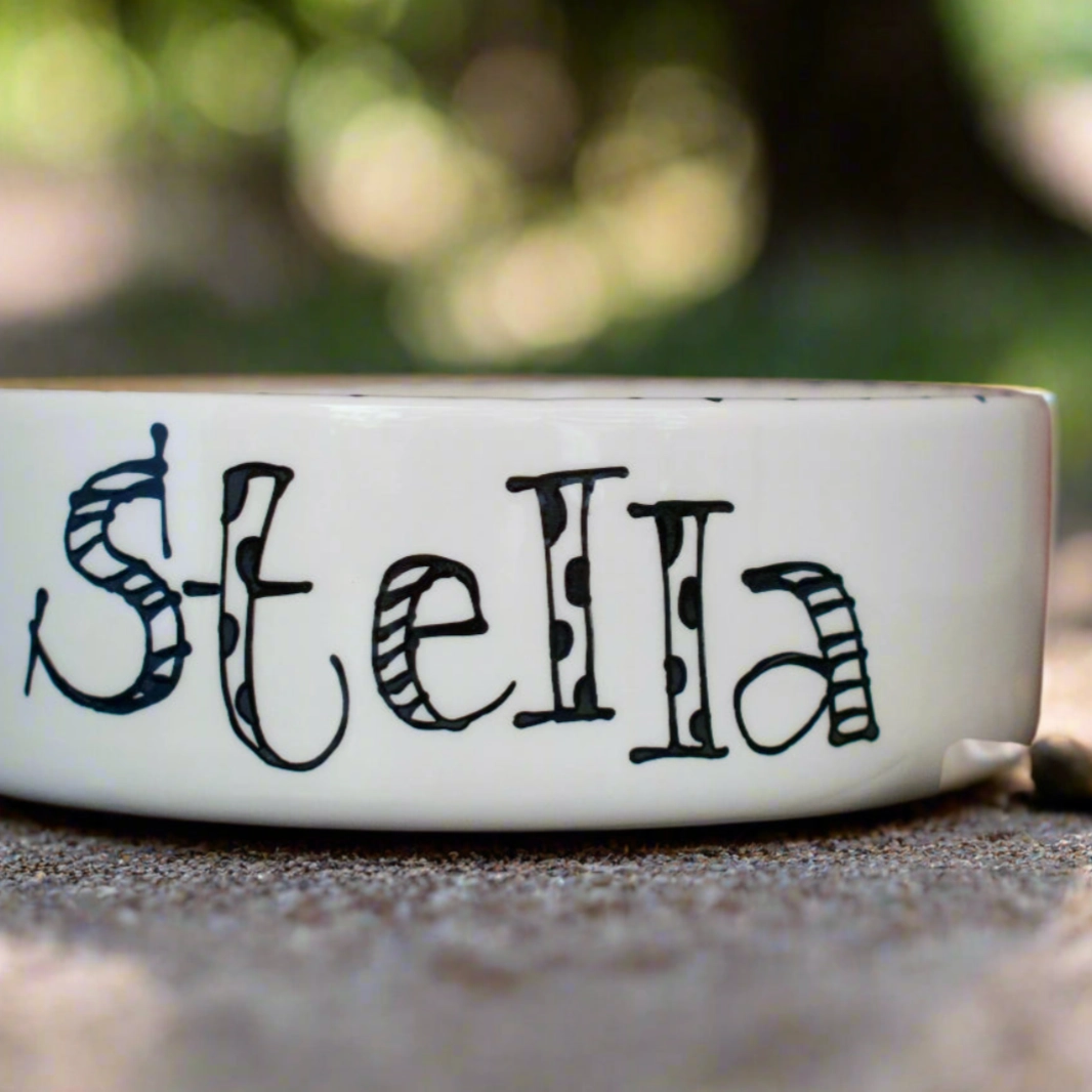Personalised Doodle Dog Bowls