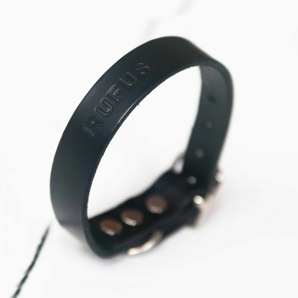 Personalised Named Leather Dog Collars