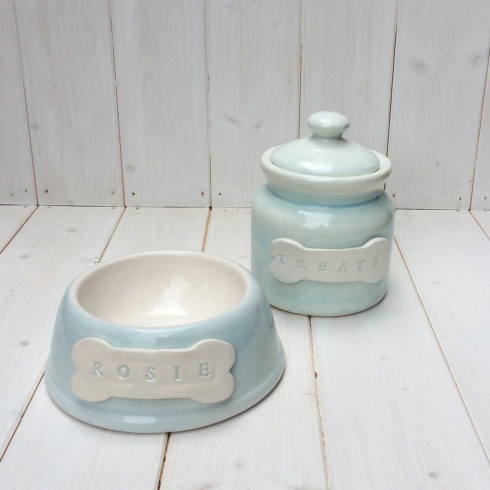 Personalised Pastel Dog Treat Jars