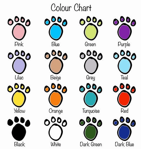 Personalised Raised Dog Legs Bowls Whimsical Design