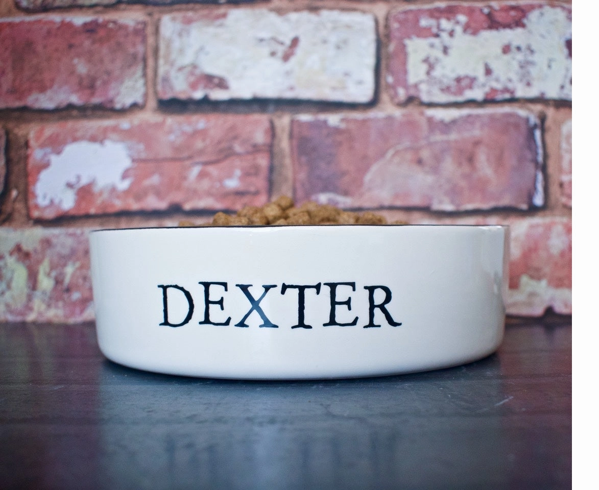 Personalised Stamp Dog Bowls
