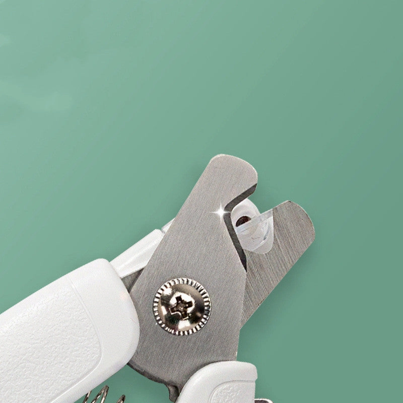 Pet Nail Clippers With LED Light Dogs Cat Nail Scissors Professional Trimmer