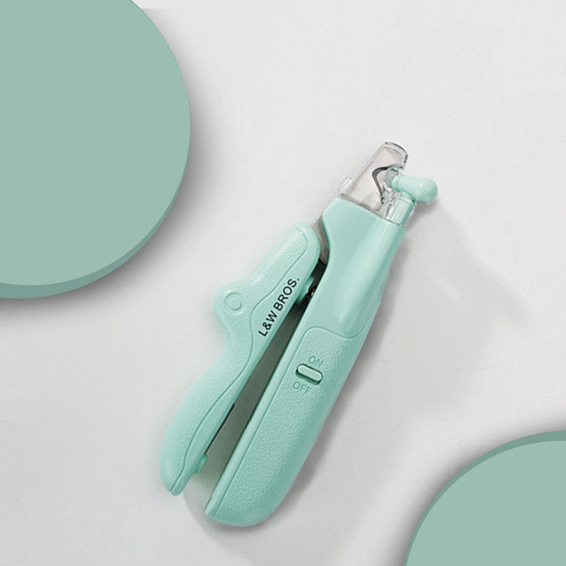 Pet Nail Clippers With LED Light Dogs Cat Nail Scissors Professional Trimmer