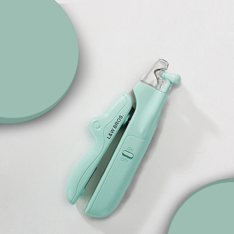 Pet Nail Clippers With LED Light Dogs Cat Nail Scissors Professional Trimmer