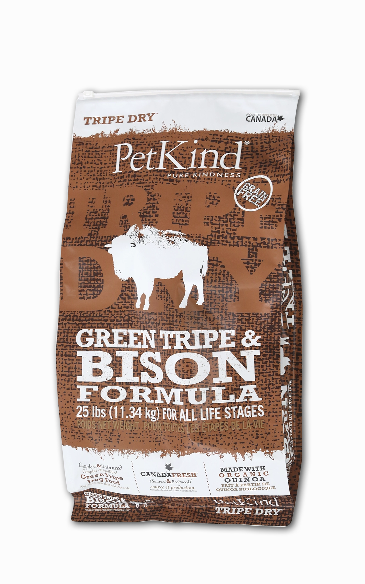 PetKind Tripe Dry Bison 25lb