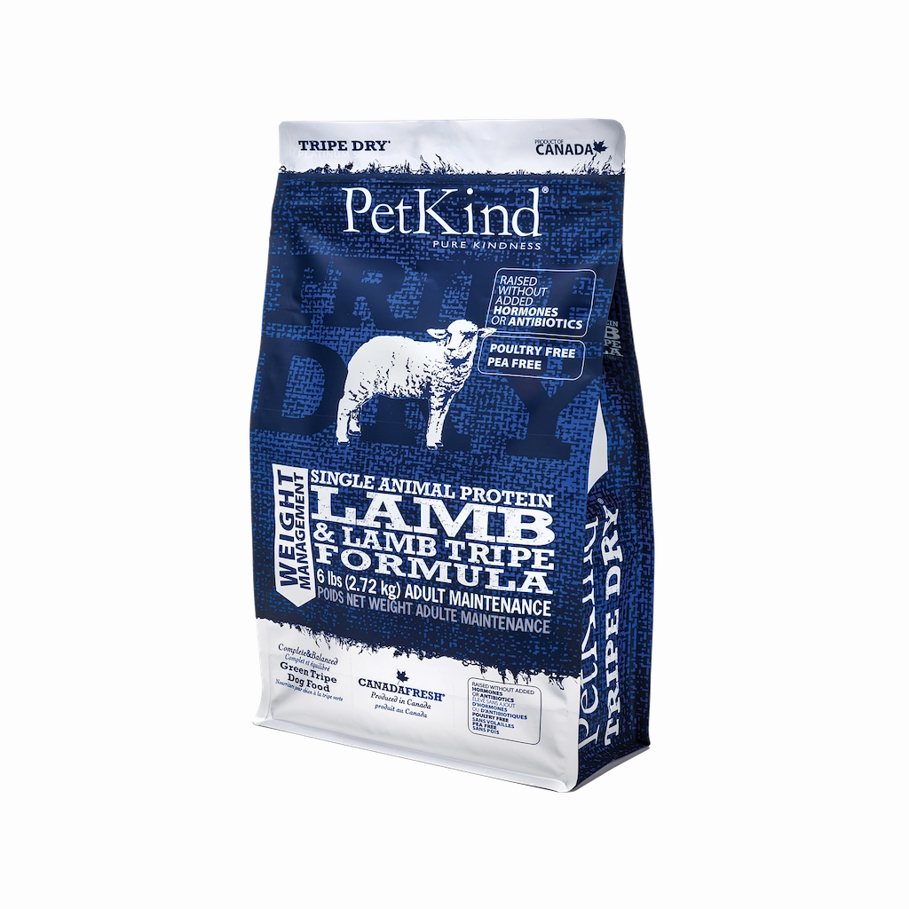 PetKind Tripe Dry Single Protein Lamb Weight Management 6lb