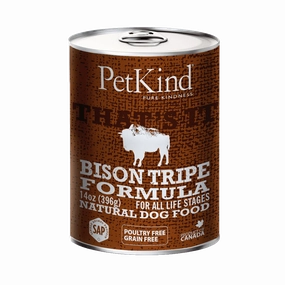 PetKind Wet Dog Food Limited Ingredient Bison 12oz