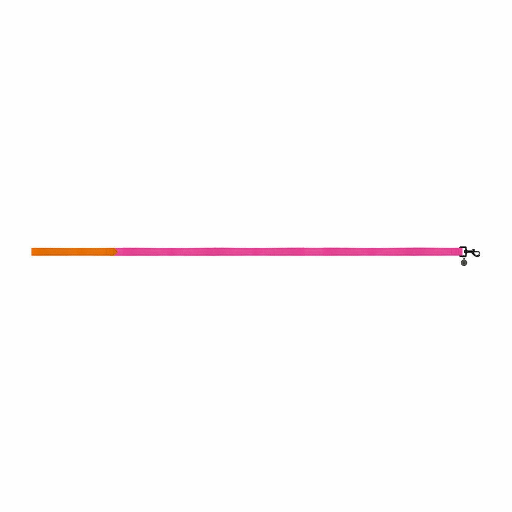 Pink Colour Block Dog Lead