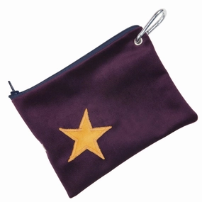 Plum Star Velvet Treats Pouch