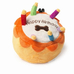 Plush Birthday Cake Dog Toy by House of Paws