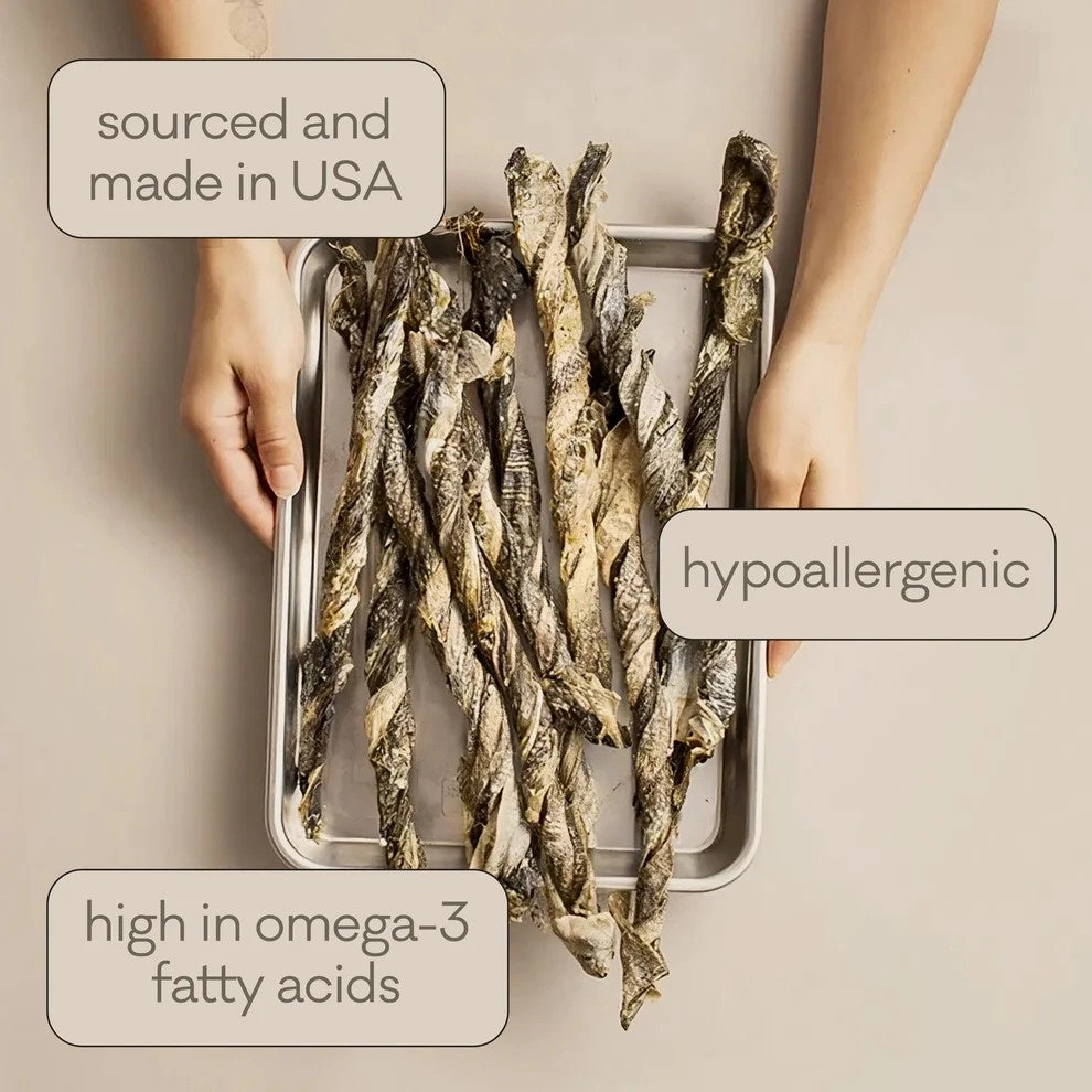 Polka Dog Bakery Cod Skin - Bulk