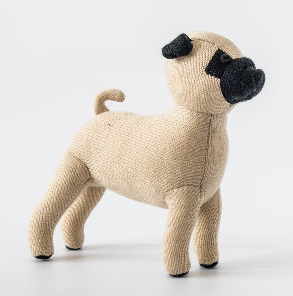 Pug Knitted Dog Toy