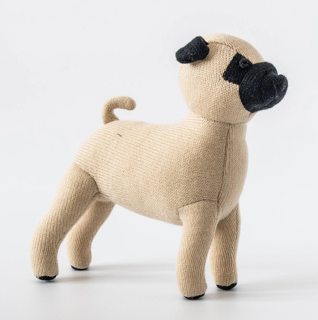 Pug Knitted Dog Toy