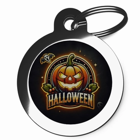 Pumpkin Dog ID Tag