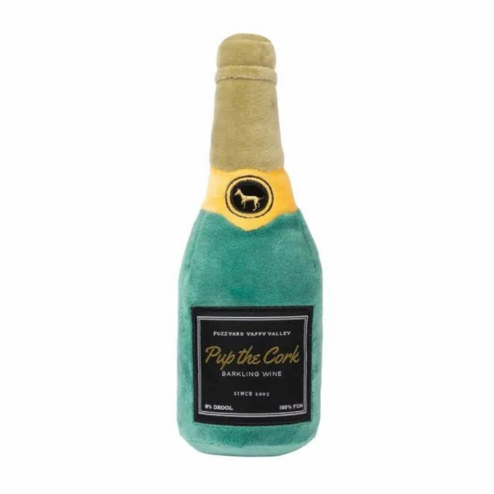 Pup The Cork Sparkling Wine Dog Toy by FuzzYard