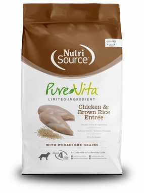 Pure Vita LID Chicken and Brown Rice Entree 25lb