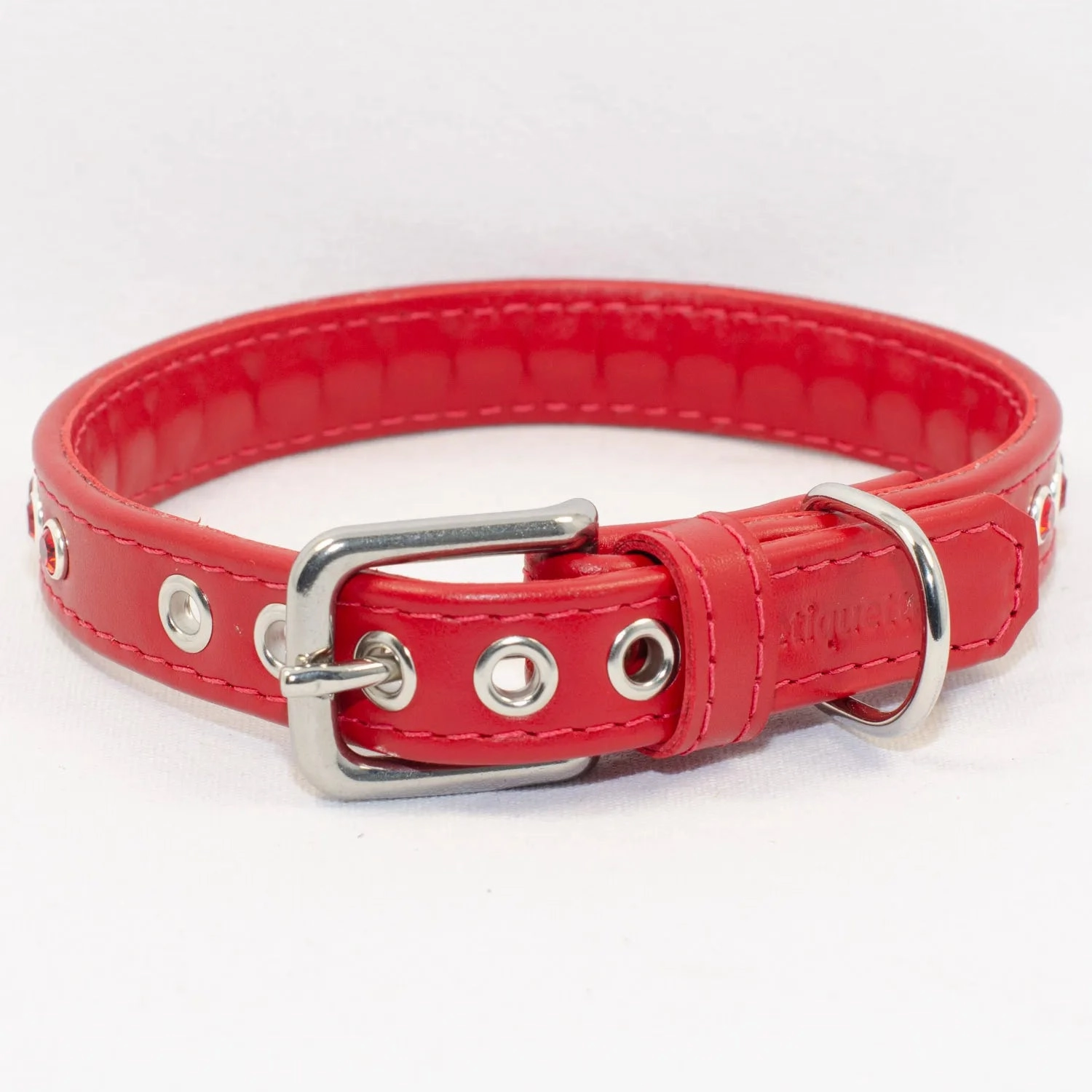 Radiant in Red Swarovski Dog Collar by Petiquette