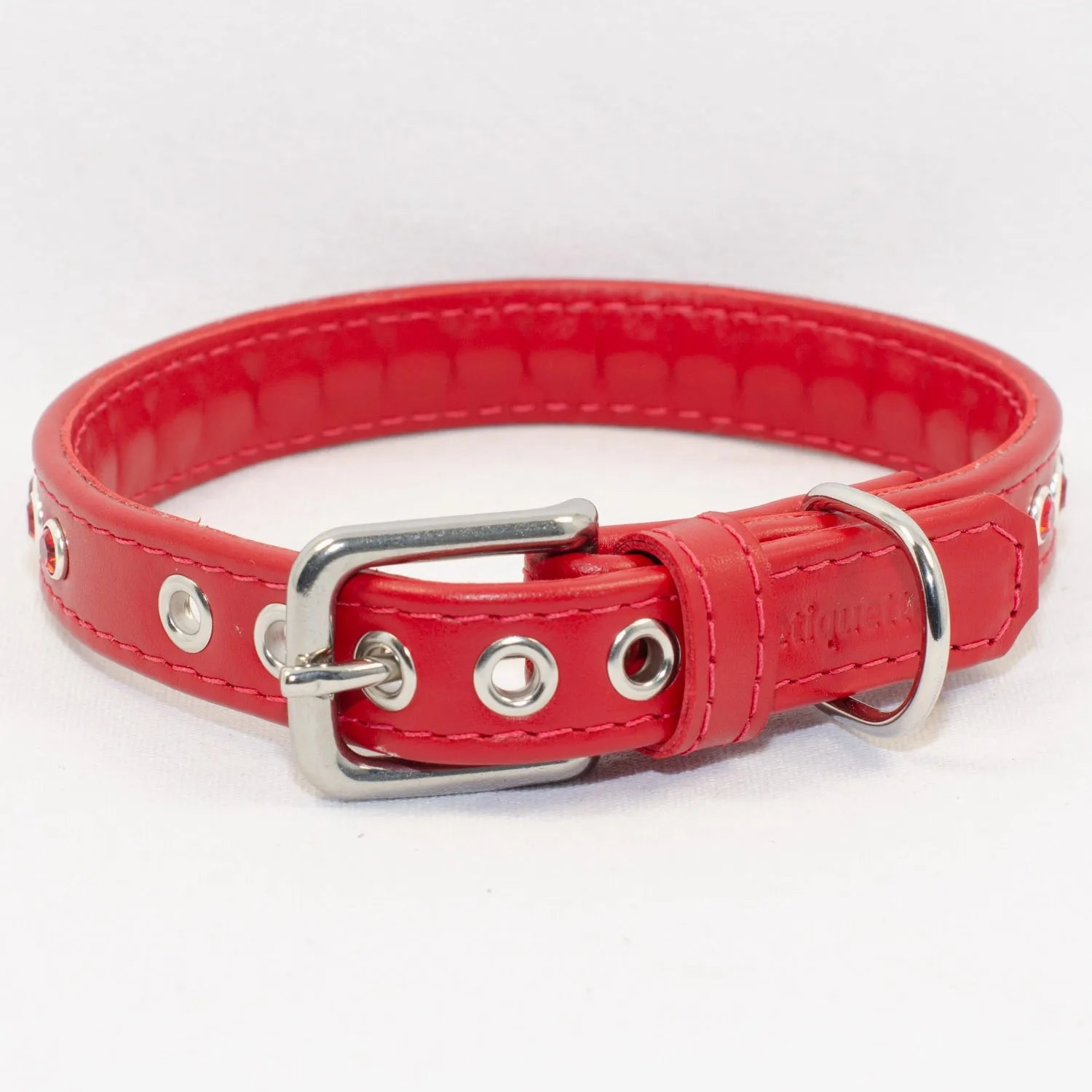Radiant in Red Swarovski Dog Collar by Petiquette