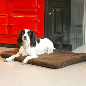 Rectangular Fleece Dog Crate Cushion Pads by Pets and Leisure - Multiple Colours