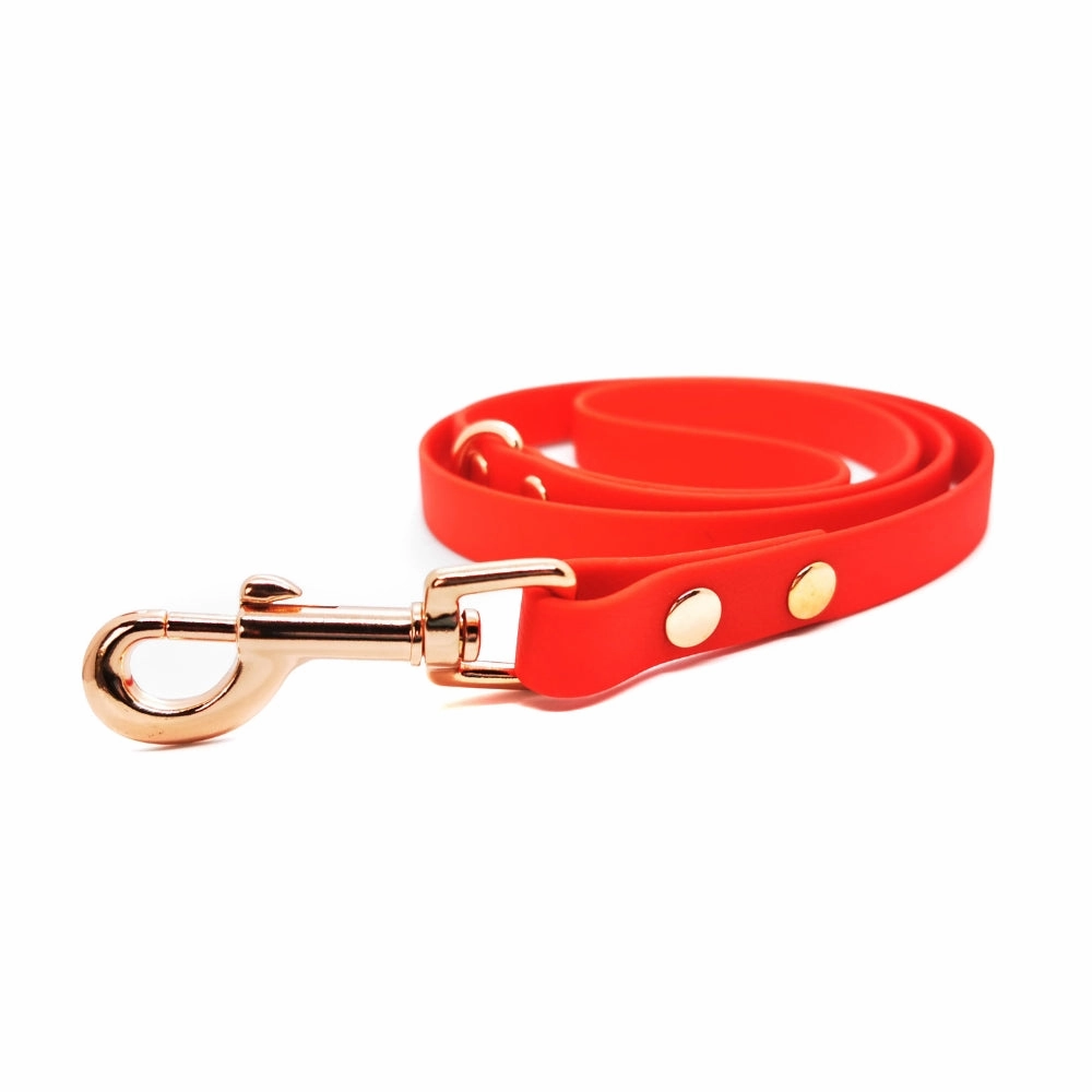 Red Biothane Vegan Dog Collar