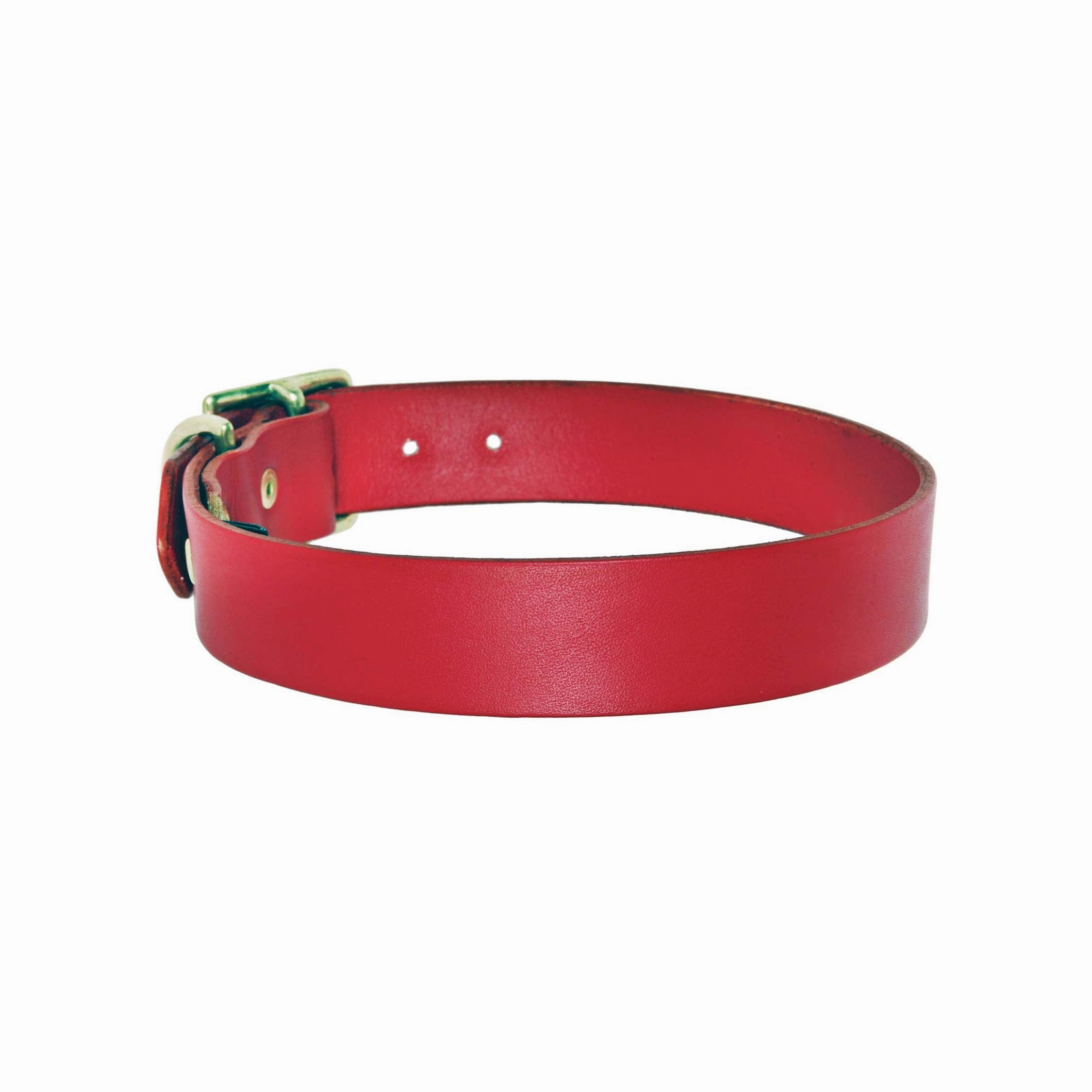 Red Leather Dog Collars