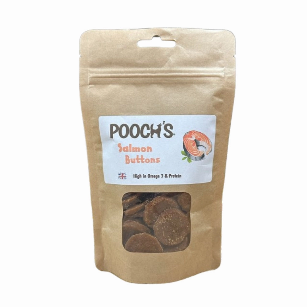 Salmon Buttons Natural Dog Treats